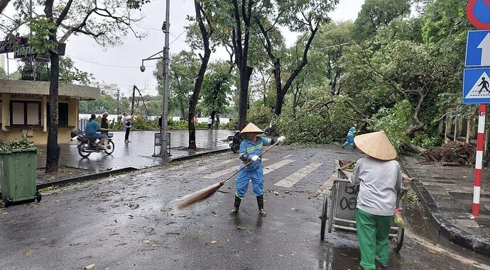 Typhon Yagi 2024 0908 - Hanoi Hoan Hiem