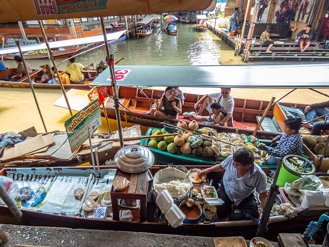 Marché flottant de Damnoen Saduak