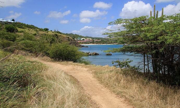 Sur le chemin du retour vers Friar's plage