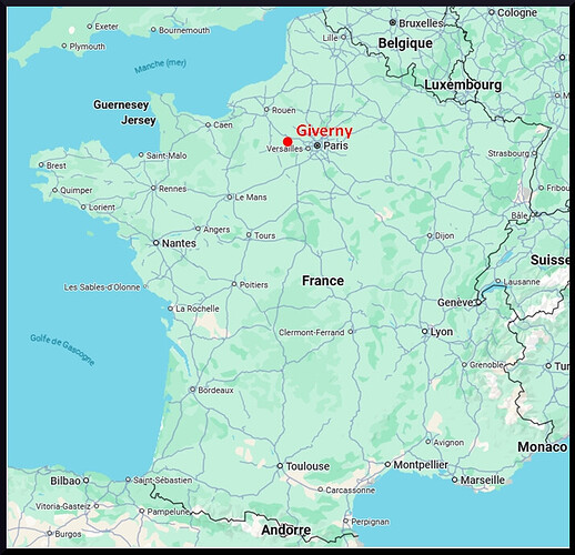 carte Giverny