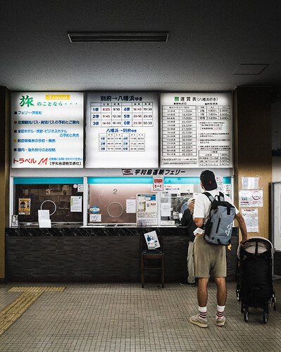 Un terminal à Beppu
