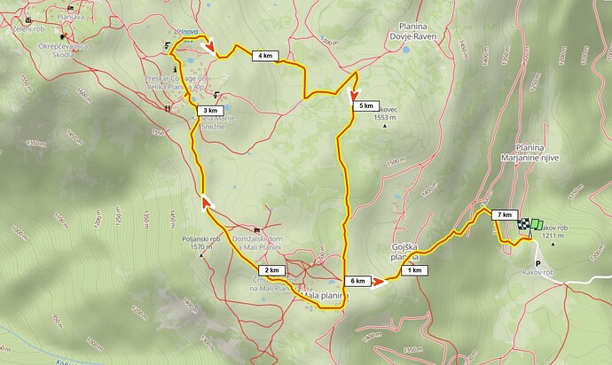 Accès par Mana Planina