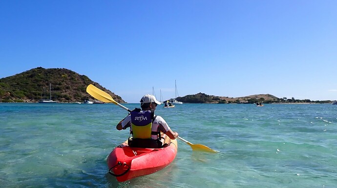 En kayak ... Cap sur Pinel