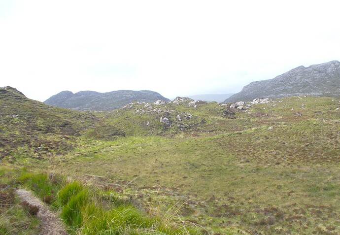 Vers la fin de la descente sur le loch Stocanais