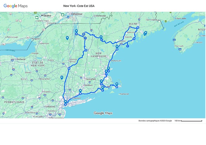 New-York-Cote-Est-USA-Google-Maps