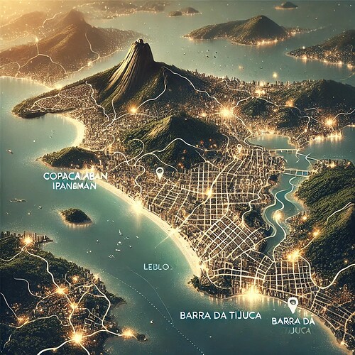DALL·E 2025-03-27 07.23.39 - A realistic digital illustration of a map of Rio de Janeiro highlighting neighborhoods where English is commonly spoken. The map includes areas like C