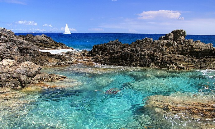 A l'abri des vagues