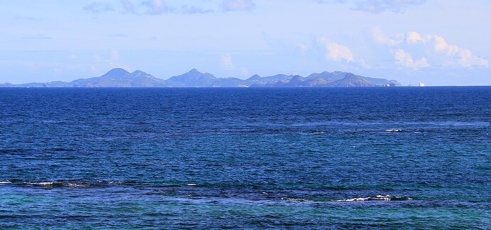 St Barth depuis Saint-Martin au zoom