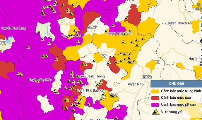 Carte inondations et glissements de terrain après typhon Yagi - 2024 0909 15h (2)