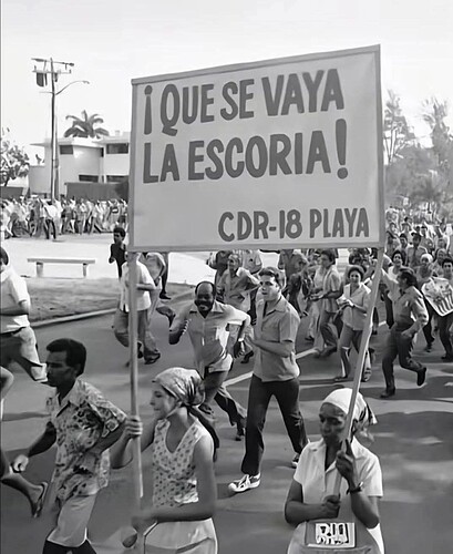 Que se vaya la escoria