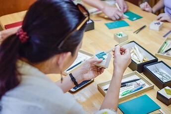 ATELIER MARQUETERIE DE PAILLE A KINOSAKI