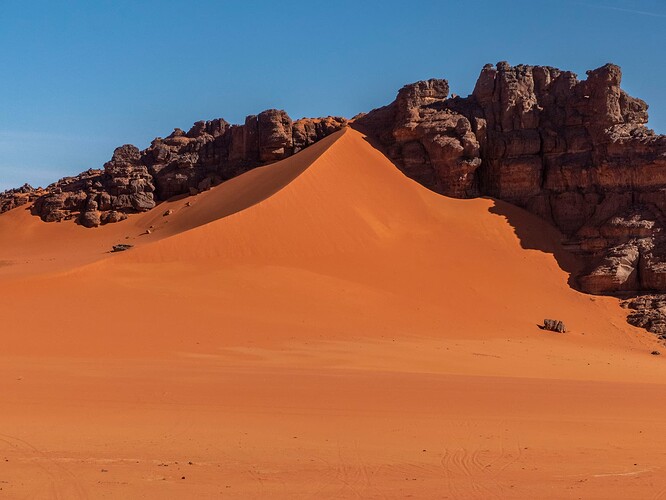Rocher de la coupe du monde et ses visiteurs