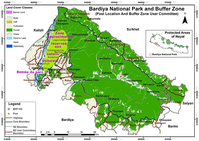 BARDIA NATIONAL PARK SAFARI AREA