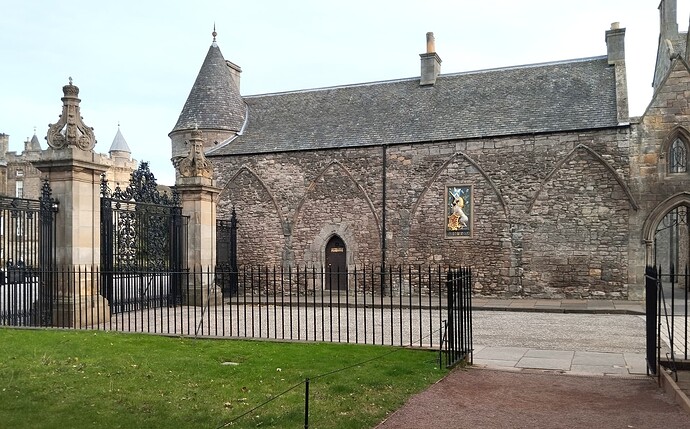 Holyrood Palace Bâtiment de l'entrée
