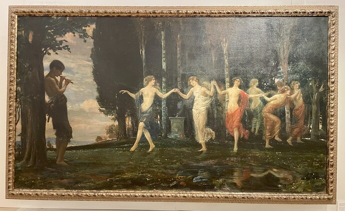 Galerie nationale des beaux-arts : Horo des nymphes des bois, Mihaylov, 1900