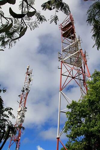 Antennes relais au sommet