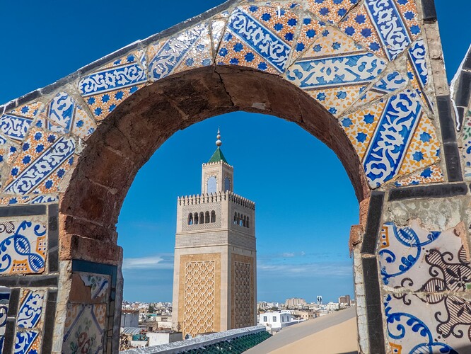 Vue sur la mosquée Zitouna
