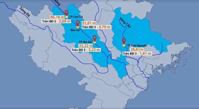 Typhon Yagi - 2024 0910 16h Inondations dans le nord