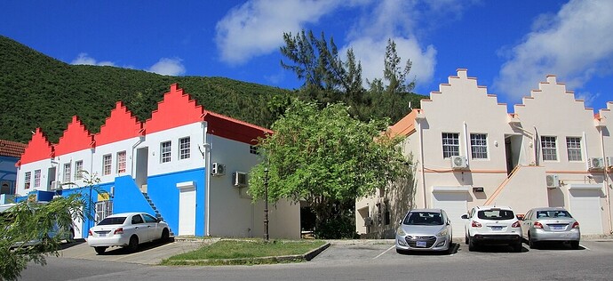 Façades à pignons