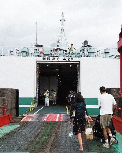 Embarquement pour Yawatahama