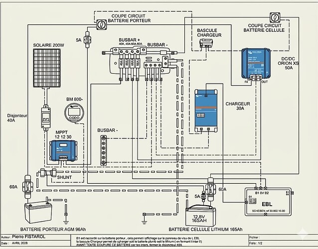 dessin batterie lithium AGM