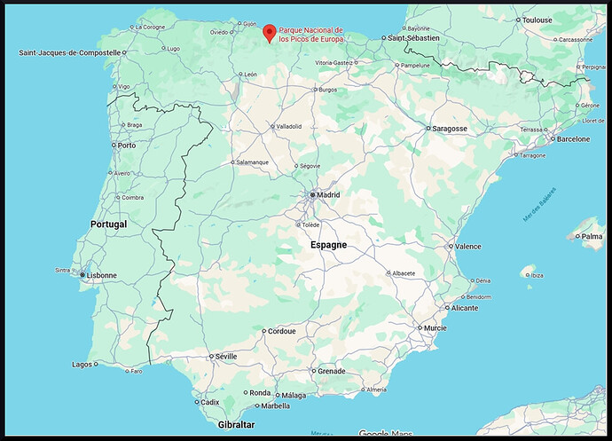 Carte Picos de Europa