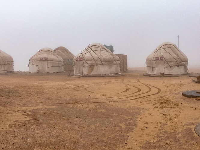 Camp de yourtes d'Ayaz Kala