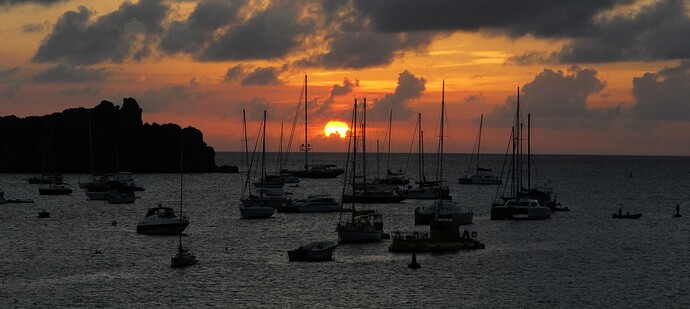 Zen en mode sunset