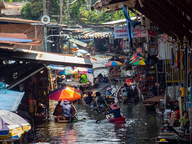 Marché flottant de Damnoen Saduak