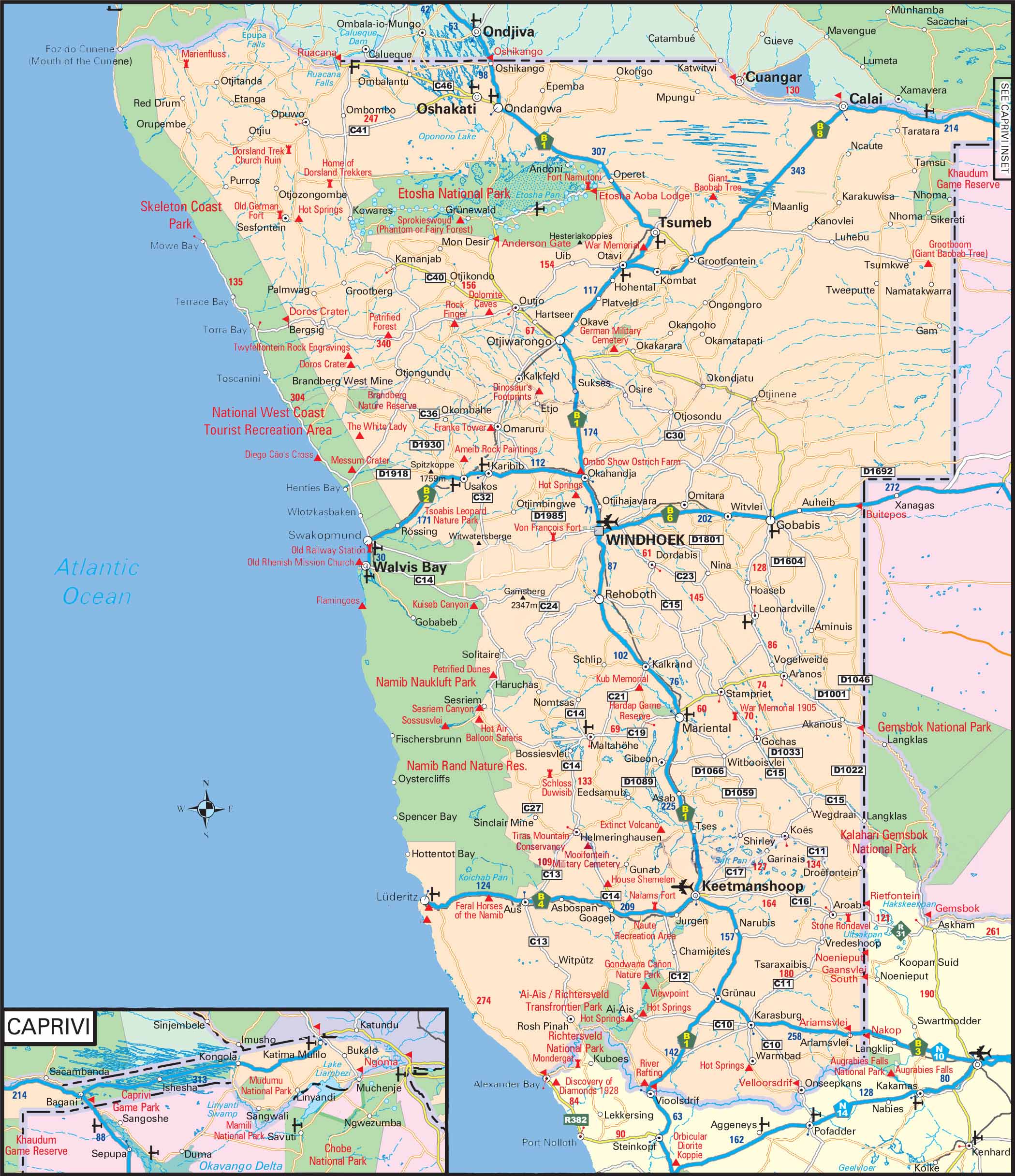 Quelle carte routière pour la Namibie? - Forum Namibie - Forums Routard.com