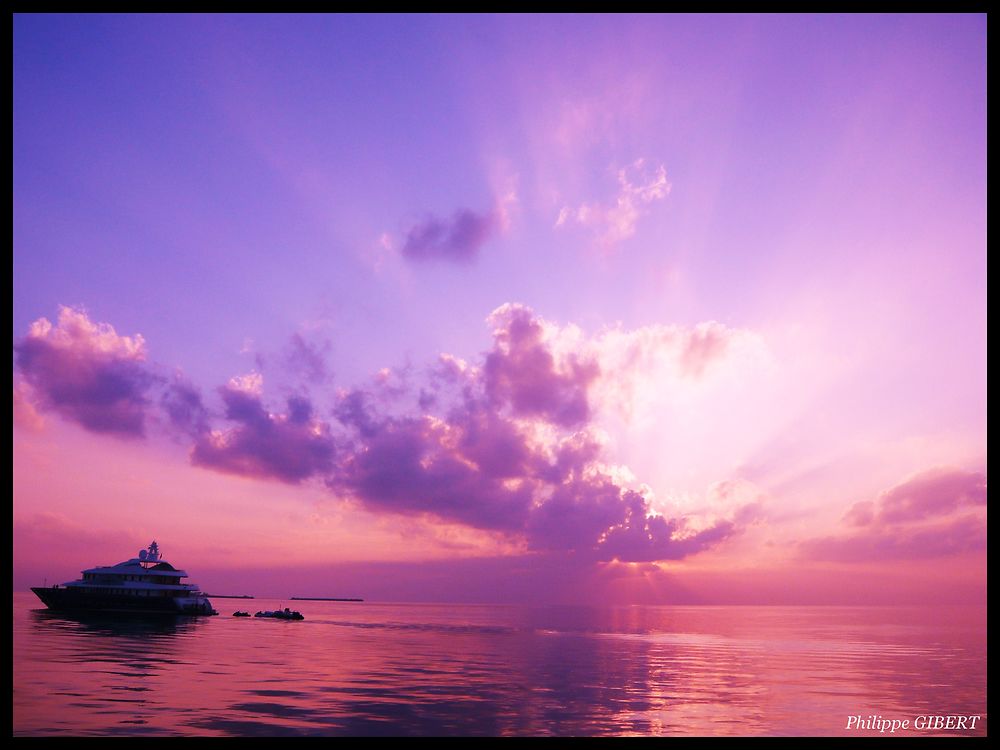 Sunset ou Sunrise - Philomaldives  Guide  Maldives