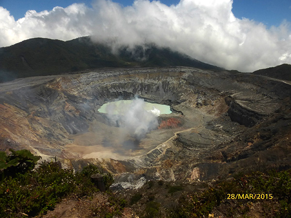 le volcan Poas - Agadine