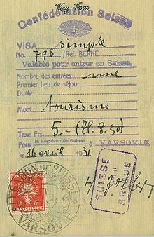 visa suisse