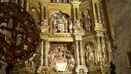 Détail d'un autel latéral de la cathédrale