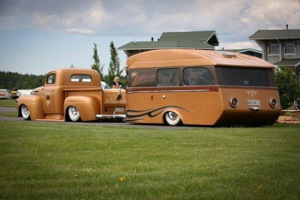 american pick up ! | Caravanes, roulottes, Camping car ...