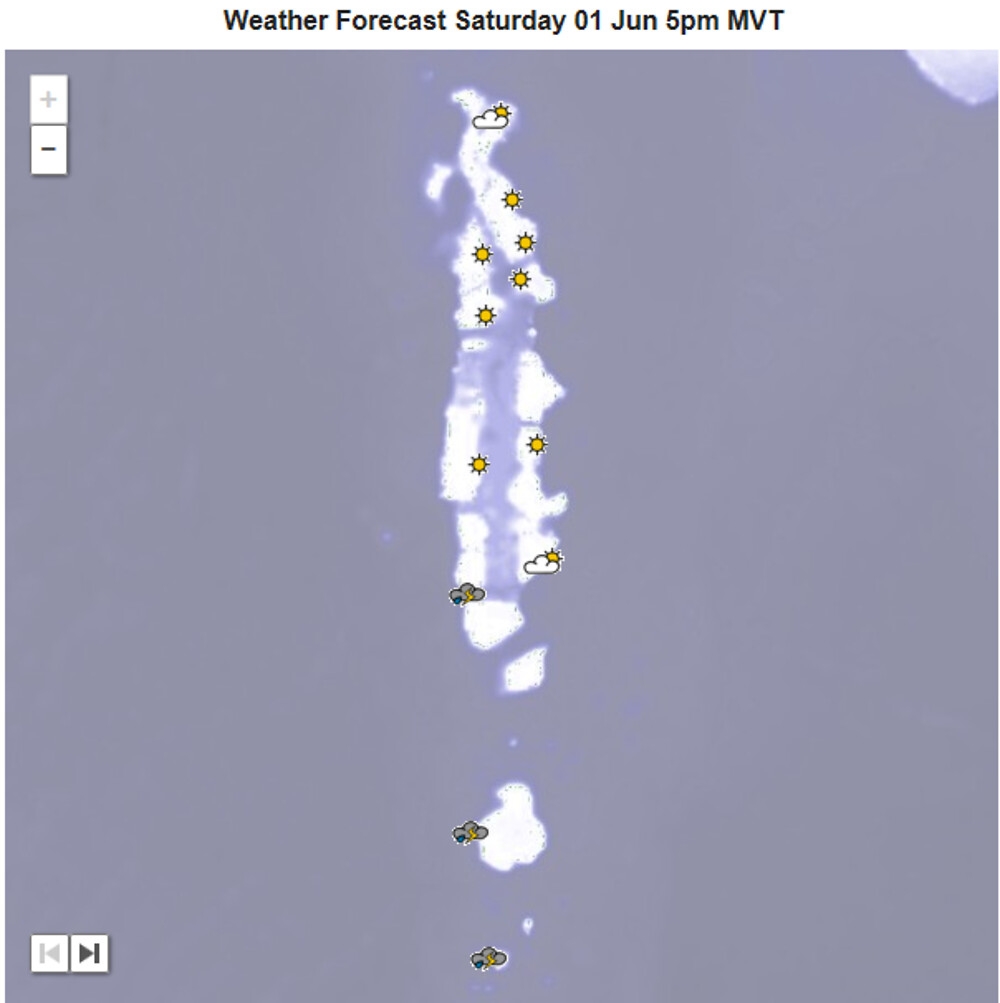 Météo du 01 Juin 2019 - Philomaldives Guide Safaris