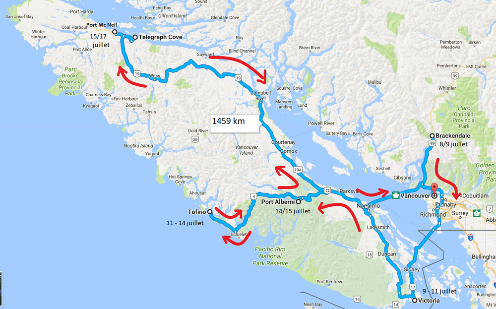 L'Ouest canadien à pleins poumons: épisode 3, l'île de Vancouver et Vancouver - fabienne65