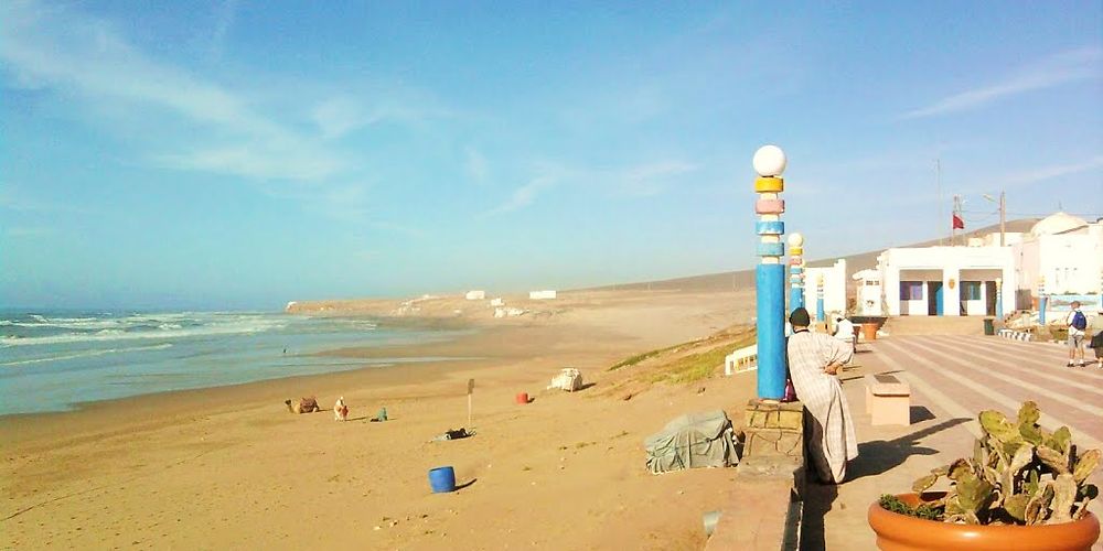 La route vers la plage Aglou Maroc - mr-driver