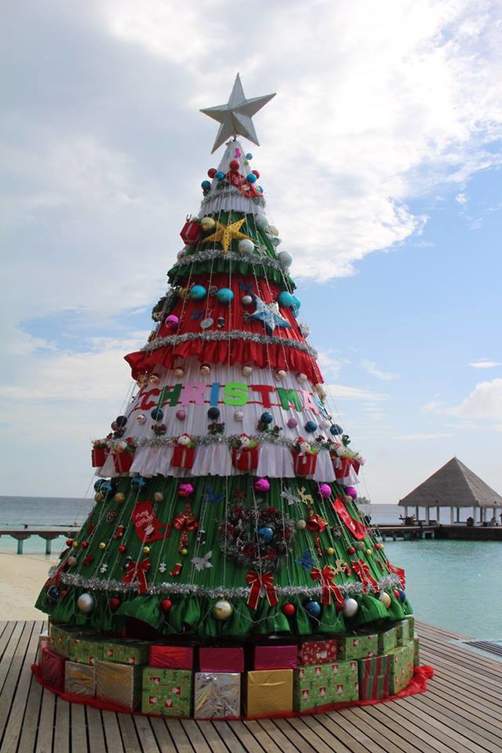 Noel  - Christmas  tree  - Bodu Hithi - Malé Nord - Philomaldives Guide Safaris