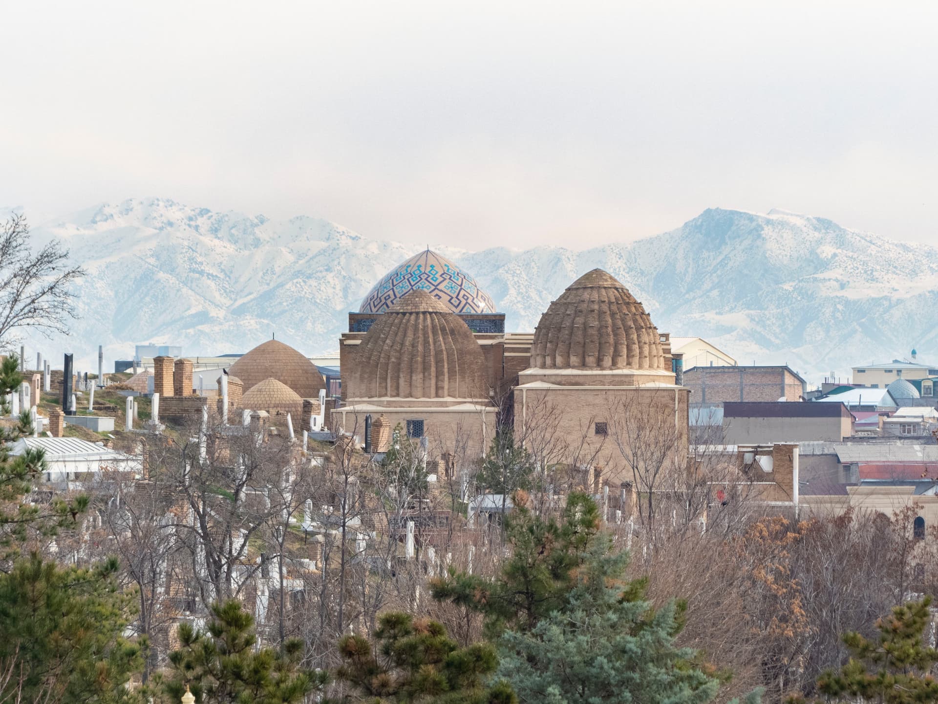Vue depuis la mosquée Hazrat Khizr