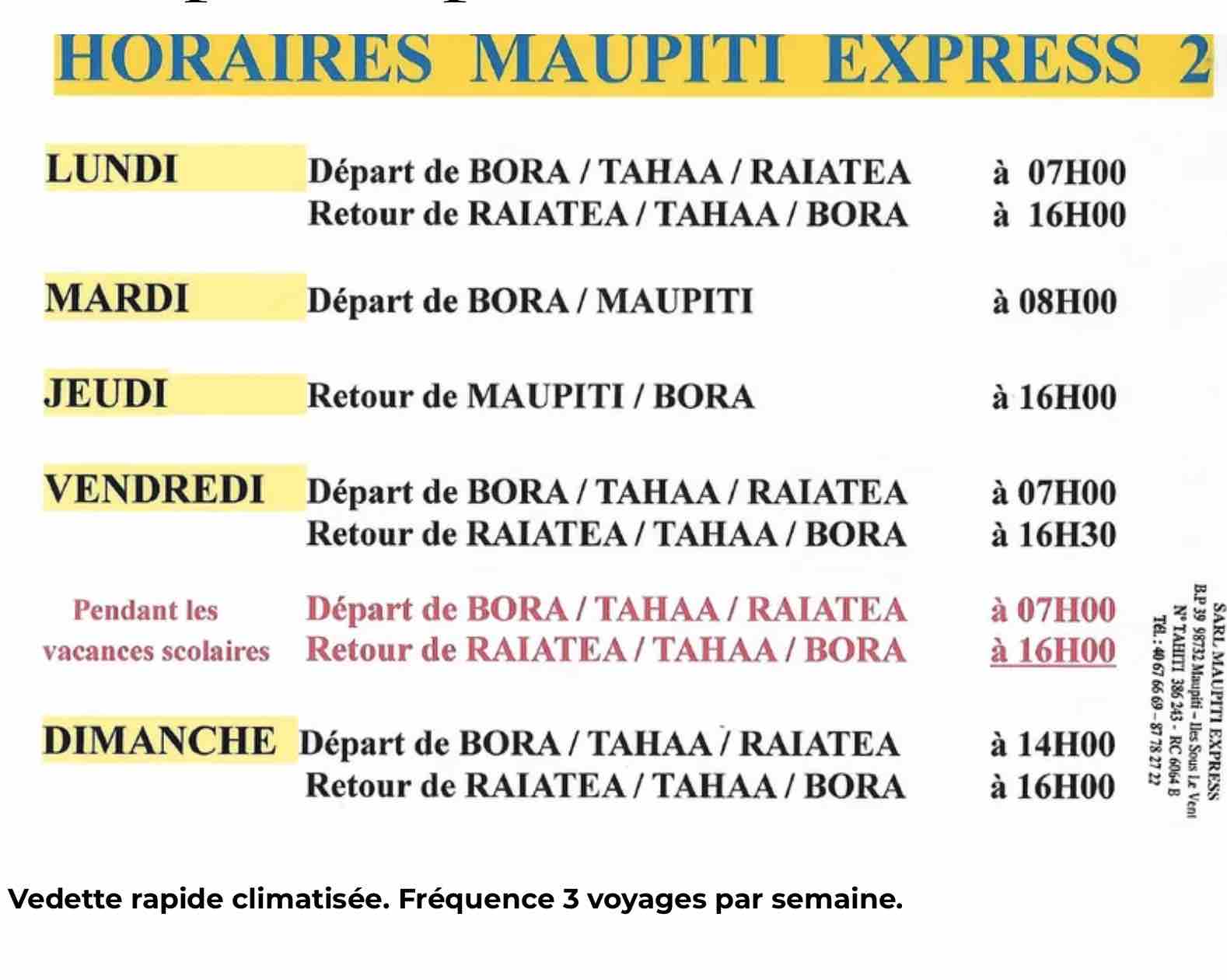 Maupiti express