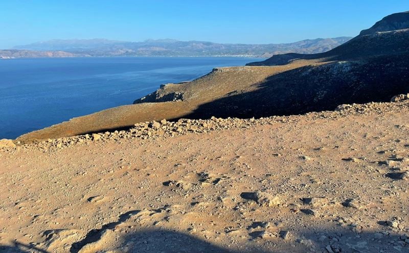 La piste d'accès à Balos