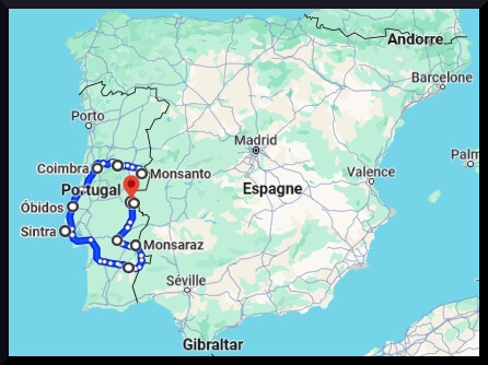 Portugal, voyage dans le centre et l'Alentejo, février 2024