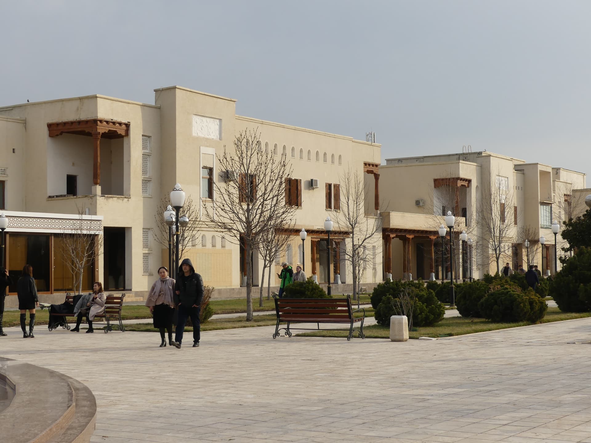 Allée du parc de Chakhrisabz