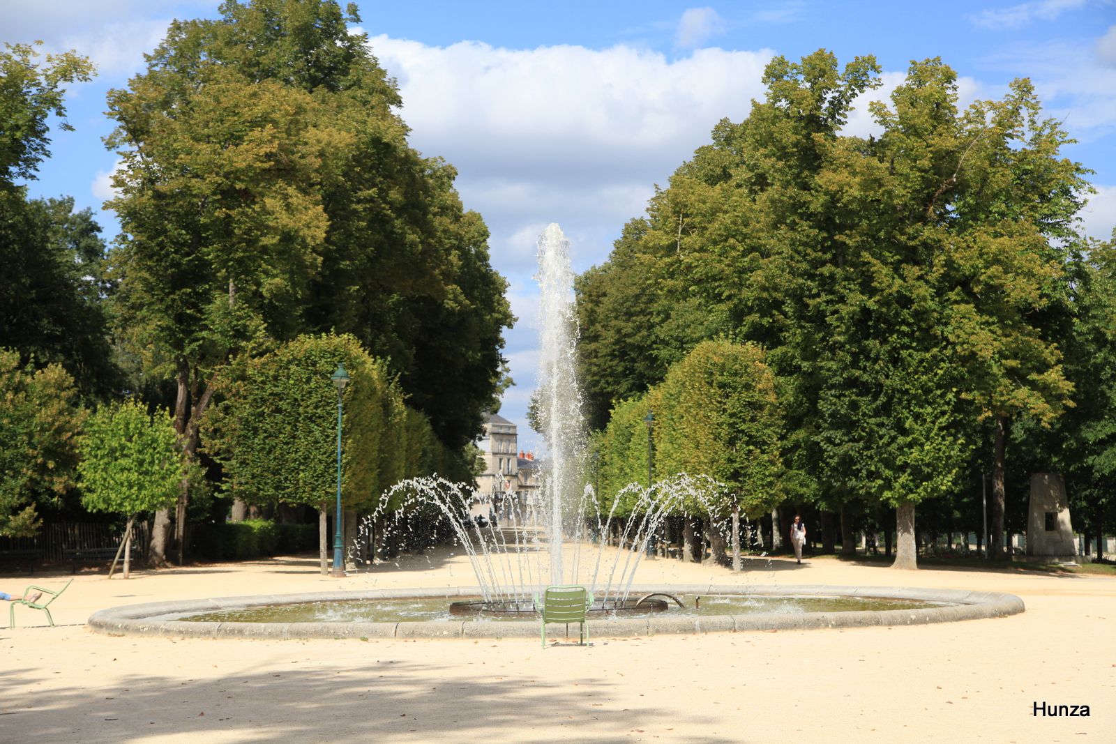 Poitiers, le parc de Blossac